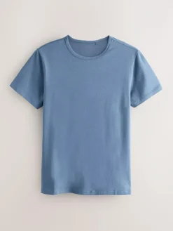 Clearance Next 5 Pack Modal Layering T-Shirt Neutral/Blue