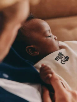 Sale Next Neutral/Cow Milk Club Printed Sweat and Leggings Baby Set (0mths-2yrs)