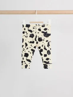 Sale Next Neutral/Cow Milk Club Printed Sweat and Leggings Baby Set (0mths-2yrs)