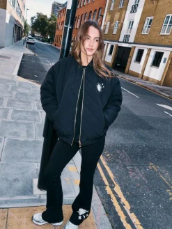 Never Fully Dressed Cotton Flare Leggings^Women Leggings & Sweatpants