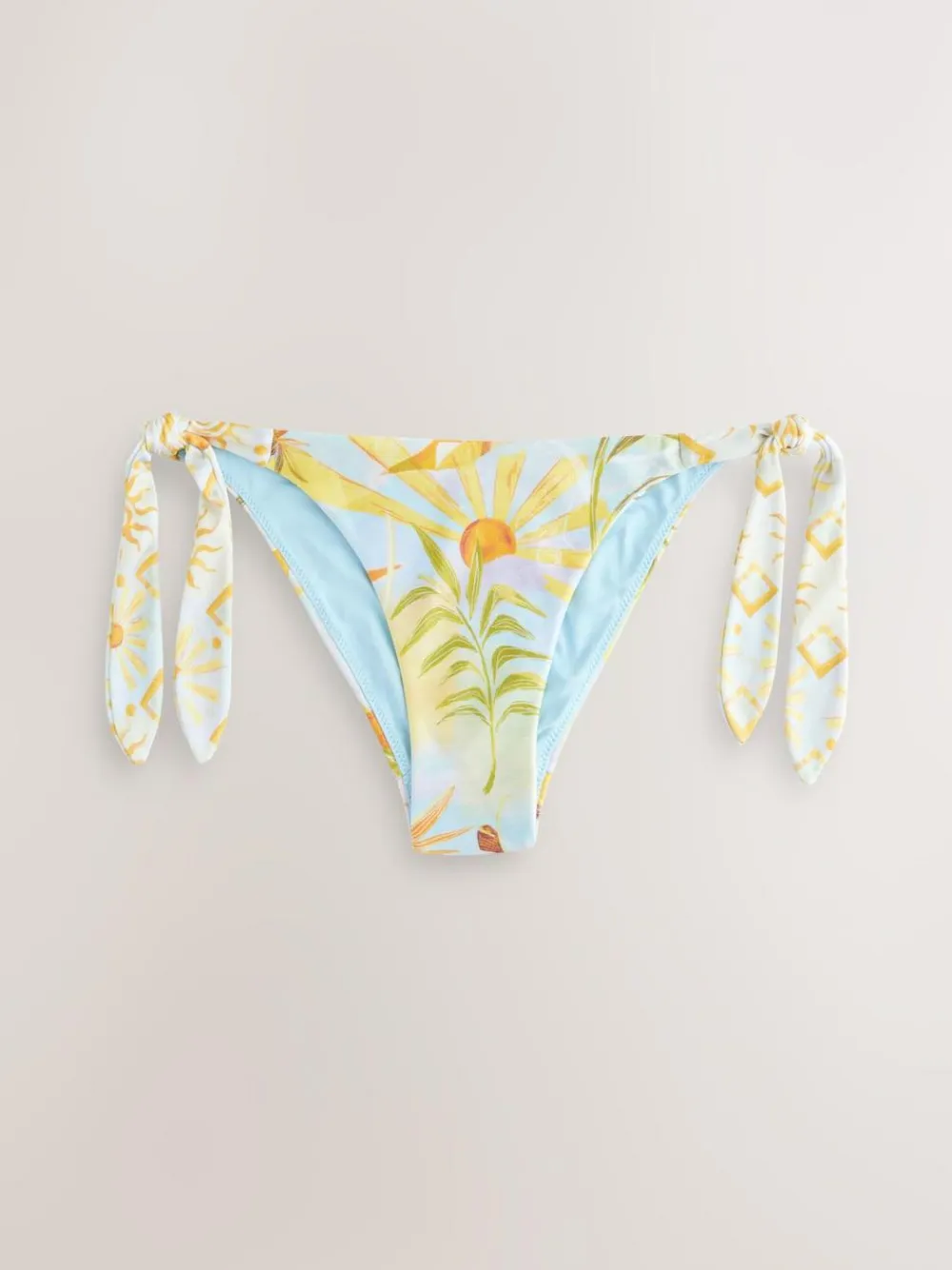 Never Fully Dressed Blue Sun Tie Side Tie Side Bikini Briefs^Women Swimwear