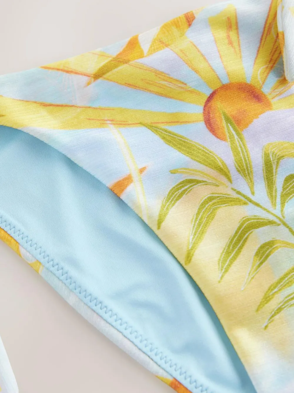 Never Fully Dressed Blue Sun Tie Side Tie Side Bikini Briefs^Women Swimwear