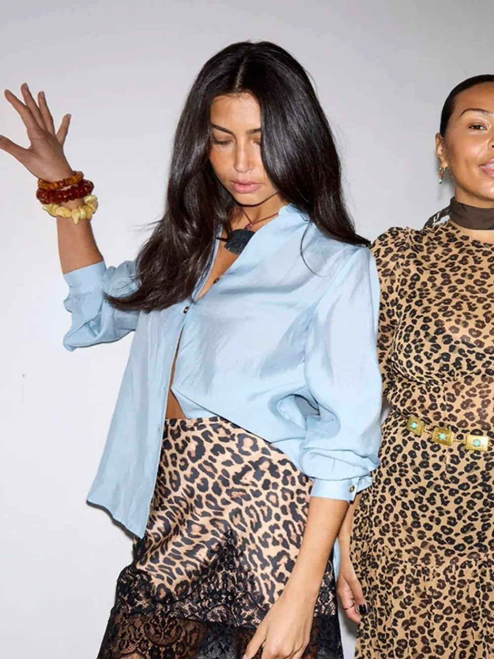 Hot Never Fully Dressed Brown Leopard Print Lace Maeva Skirt