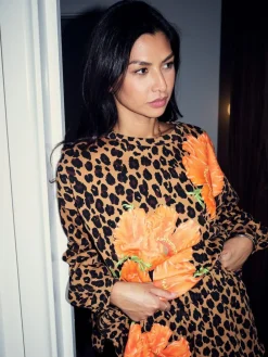 Never Fully Dressed Leopard Print Poppy Cotton Sweatshirt^Women Hoodies & Sweatshirts