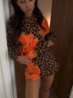 Never Fully Dressed Leopard Poppy Shorts^Women Shorts