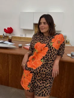 Never Fully Dressed Leopard Poppy Shorts^Women Shorts