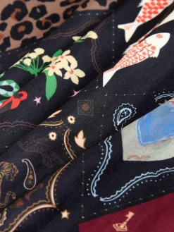 Never Fully Dressed Night Garden Satin Long Line Robe^Women All Night & Lounge|All Lingerie