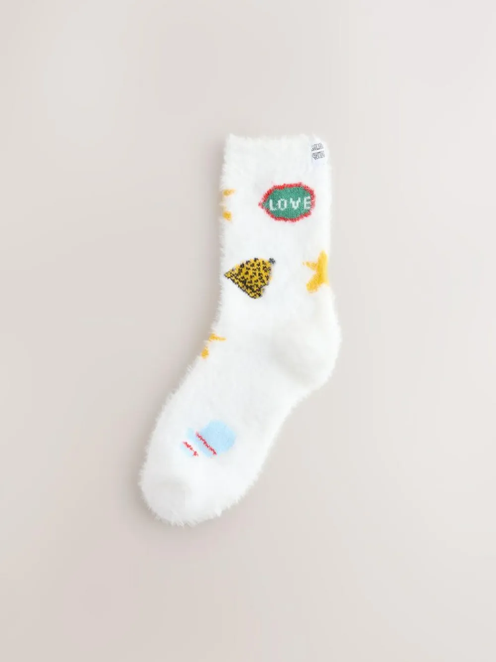 Never Fully Dressed Red/White Elements Cosy Socks 2 Pack^Women Loungewear