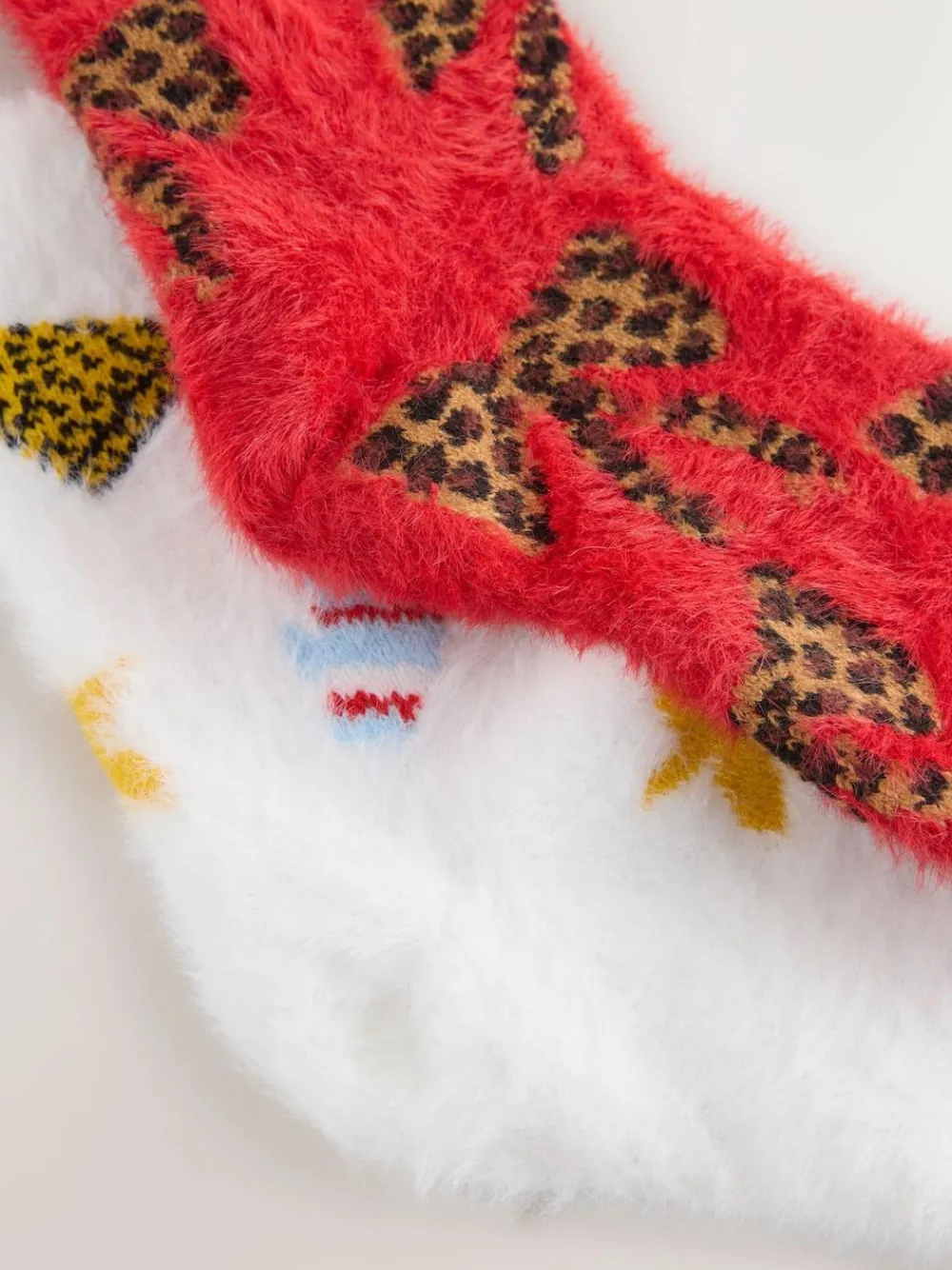 Never Fully Dressed Red/White Elements Cosy Socks 2 Pack^Women Loungewear