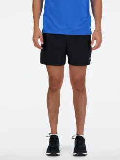 Sale New Balance Mens Essential 5inch Running Shorts Black
