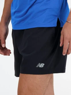 Sale New Balance Mens Essential 5inch Running Shorts Black