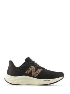 Discount New Balance Womens Fresh Foam Arishi V4 Trainers Black/Animal