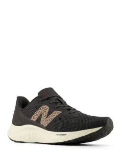 Discount New Balance Womens Fresh Foam Arishi V4 Trainers Black/Animal