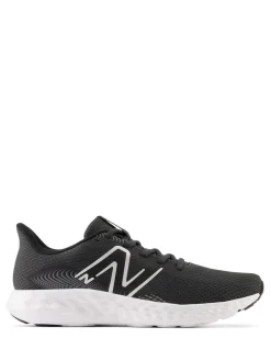 Outlet New Balance Womens 411 Trainers Black/White