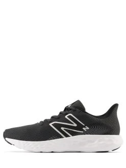 Outlet New Balance Womens 411 Trainers Black/White