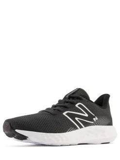 Outlet New Balance Womens 411 Trainers Black/White