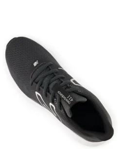 Outlet New Balance Womens 411 Trainers Black/White