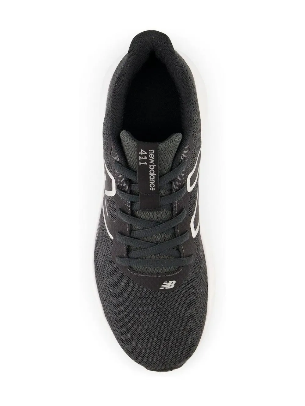 Outlet New Balance Womens 411 Trainers Black/White