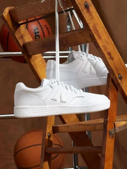 Discount New Balance White Mens 480 Trainers