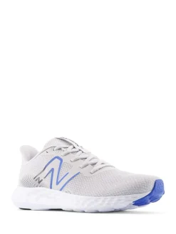 New Balance White/Blue Mens 411 Trainers^ Sneakers