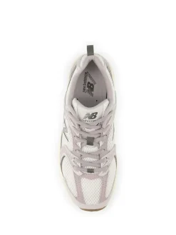 New Balance White/Purple Womens 530 Trainers^Women Sneakers