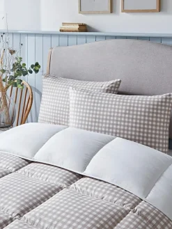 Night Lark Gingham 10.5 Tog Coverless Duvet 10.5 Tog Set^ Duvets & Pillows|Comforters & Pillows
