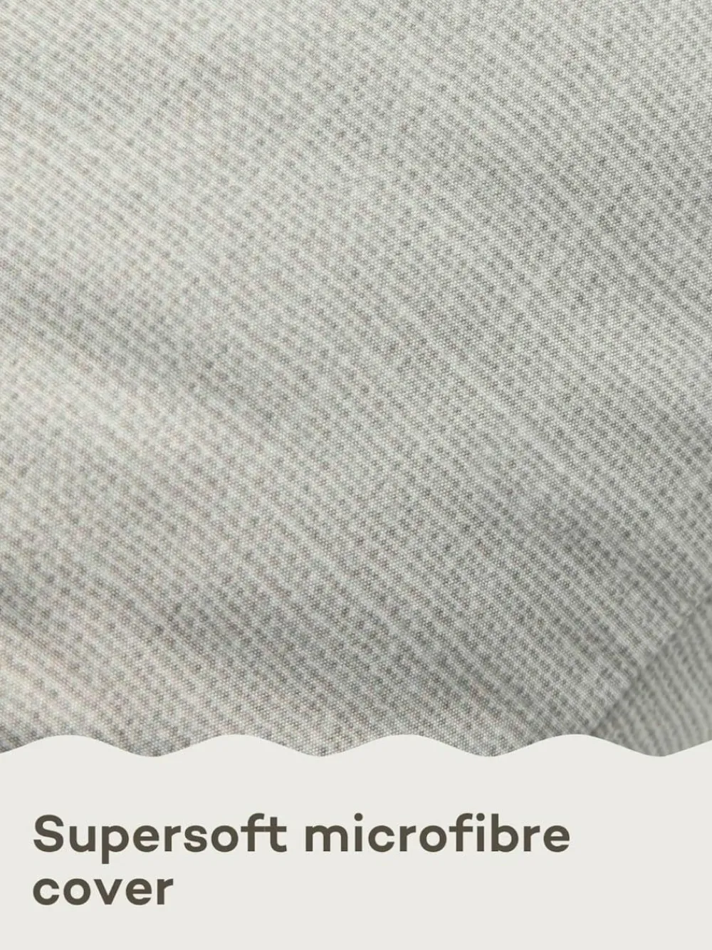 New Night Lark Linen 4.5 Tog Coverless Duvet Grey