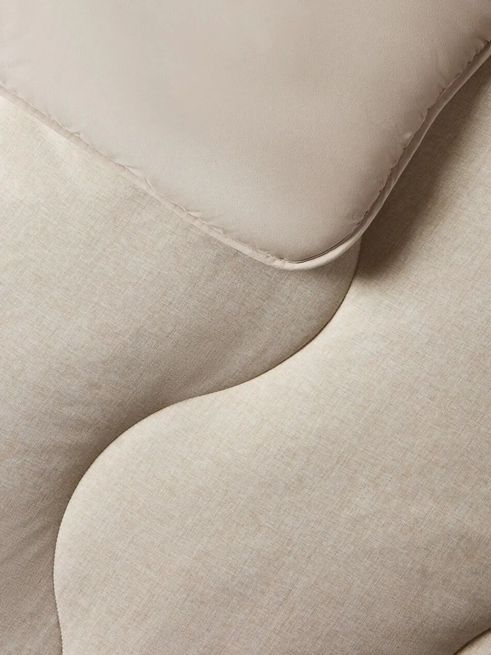 Discount Night Lark Natural Oat 4.5 Tog Coverless Duvet and Pillowcase Set