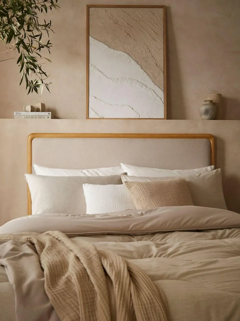 Online Night Lark Natural Oat 10.5 Tog Coverless Duvet and Pillowcase Set