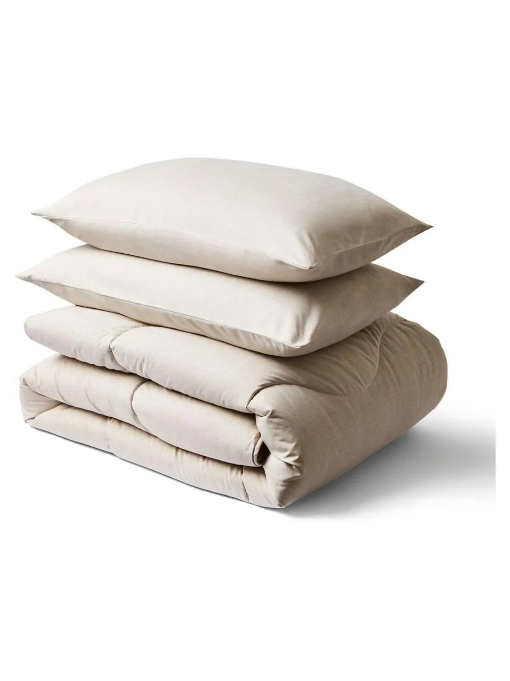 Online Night Lark Natural Oat 10.5 Tog Coverless Duvet and Pillowcase Set