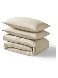 Sale Night Lark Natural Oat 4.5 Tog Coverless Duvet and Pillowcase Set