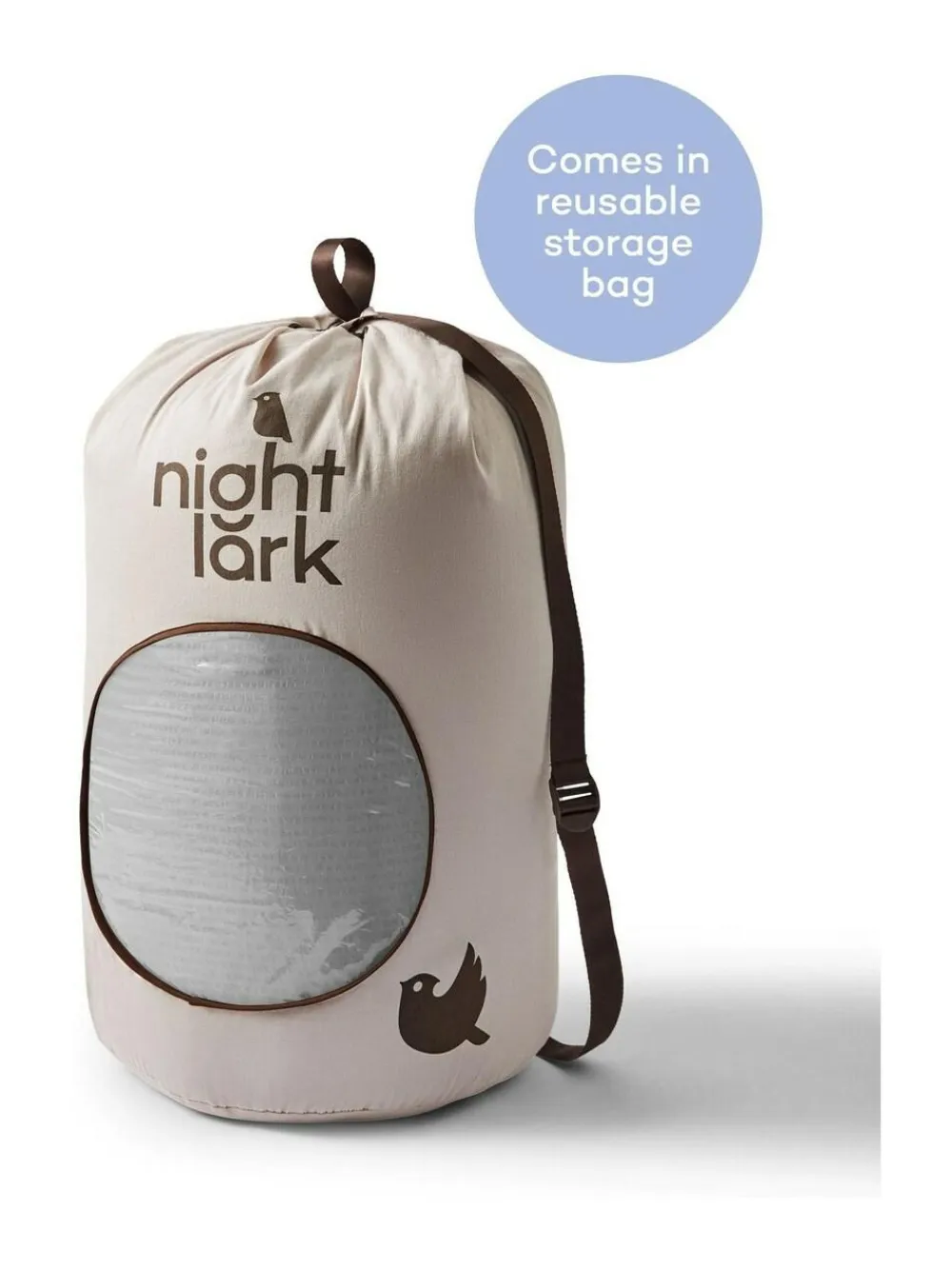 Night Lark Seersucker Coverless Duvet and Pillowcase 10.5 Tog Set^ Duvets & Pillows|Comforters & Pillows