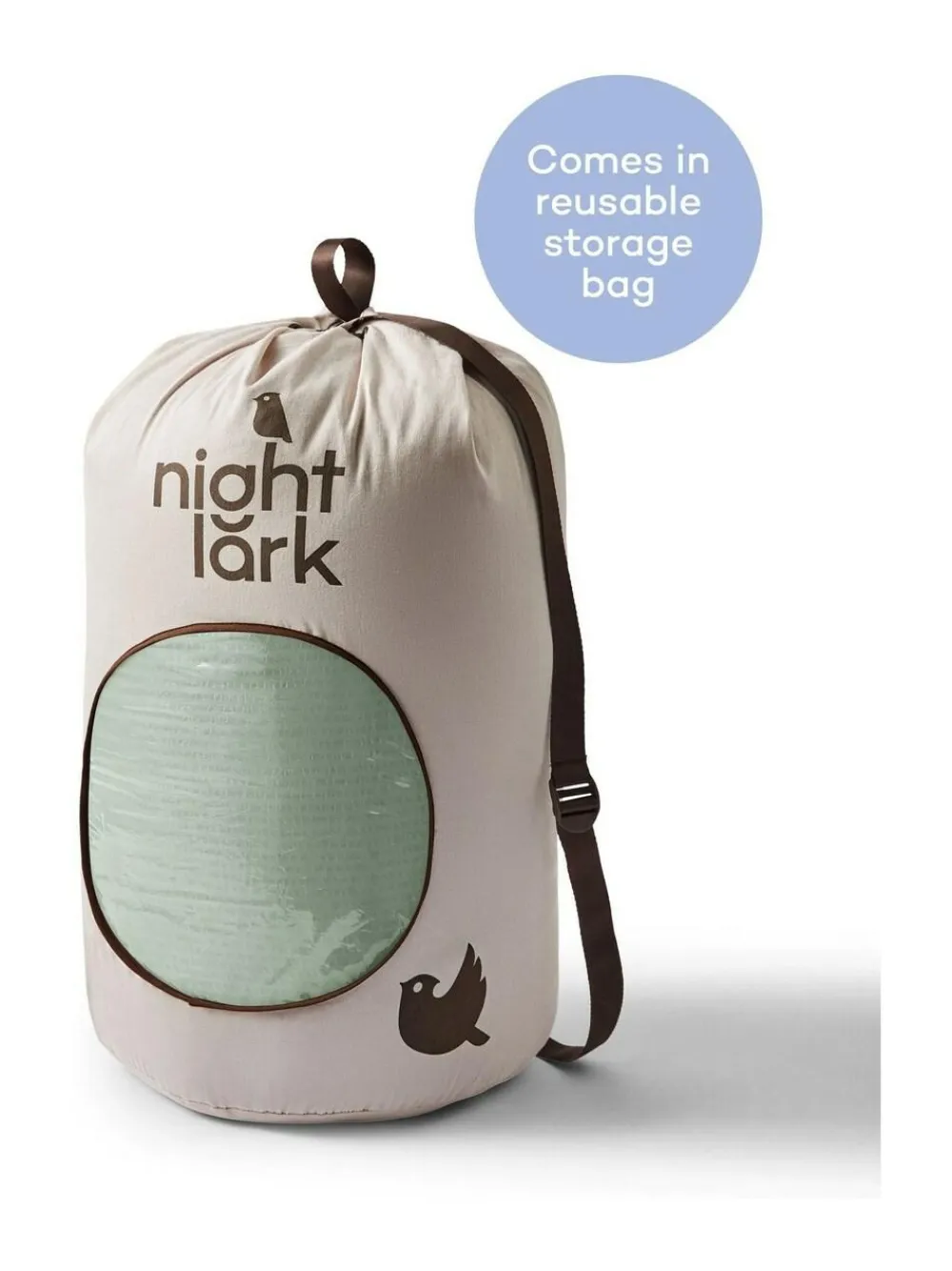 Sale Night Lark Seersucker Coverless Duvet and Pillowcase 4.5 Tog Set Meadow Green