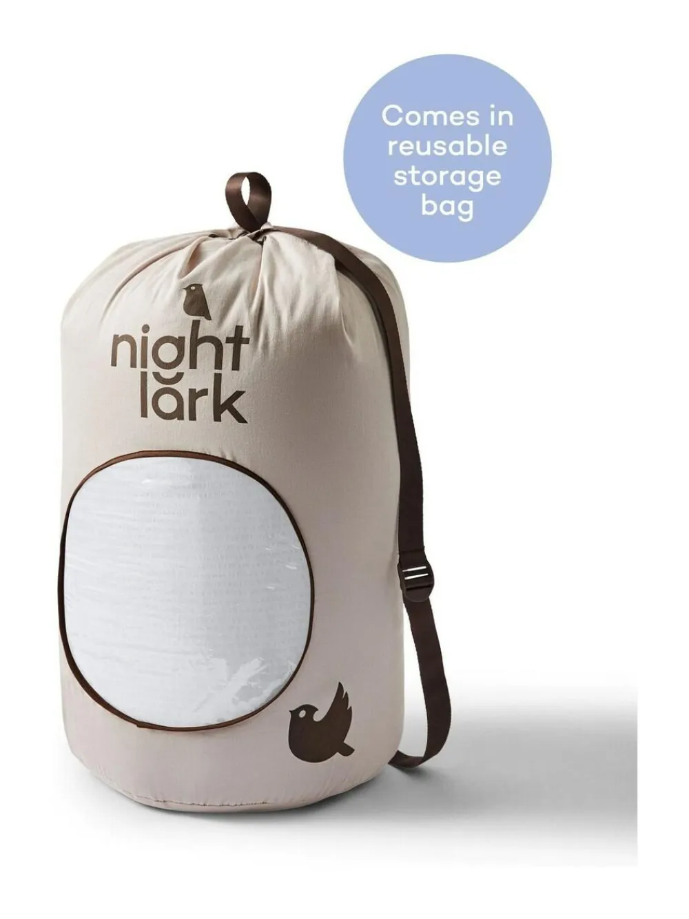 Night Lark Seersucker Coverless Duvet and Pillowcase 10.5 Tog Set^ Duvets & Pillows|Comforters & Pillows