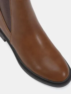 Novo Wide Fit Dottie Flat Chelsea Ankle Boots^Women Wide Fit & Extra Wide Fit