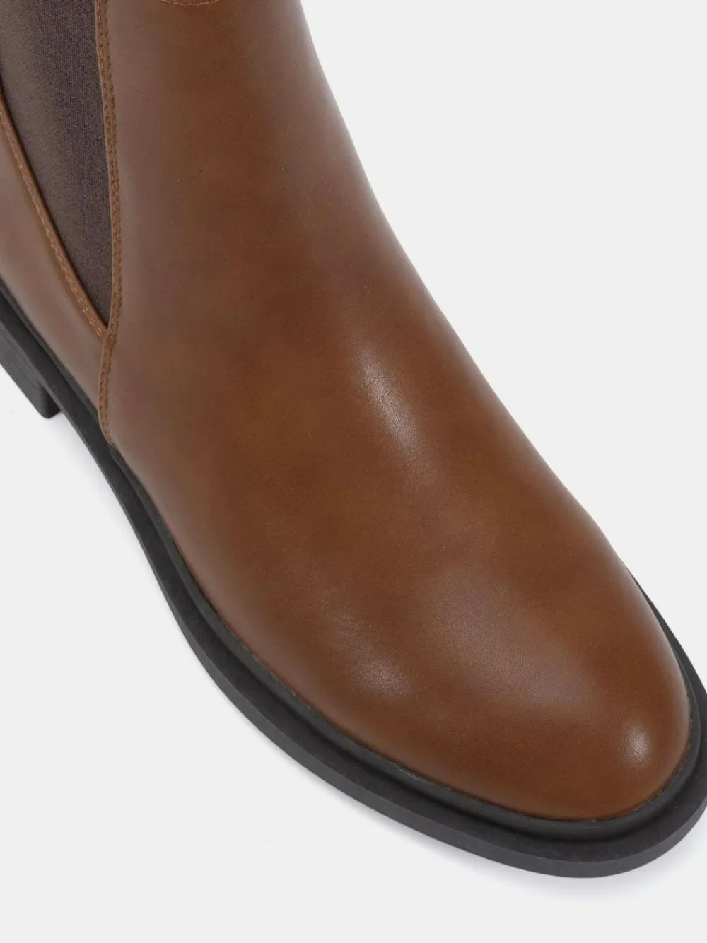 Novo Wide Fit Dottie Flat Chelsea Ankle Boots^Women Wide Fit & Extra Wide Fit