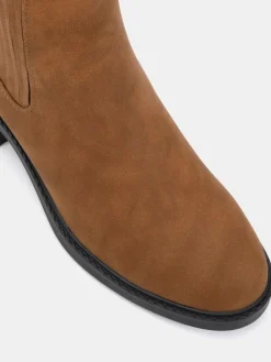 Novo Natural Wide Fit Wide Fit Darlina Flat Chelsea Ankle Boots^Women Wide Fit & Extra Wide Fit