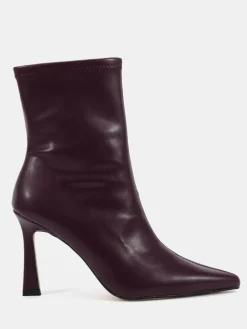 Novo Wide Fit Kiss Point Toe Stiletto Stretch Ankle Boots^Women Wide Fit & Extra Wide Fit