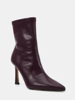 Novo Wide Fit Kiss Point Toe Stiletto Stretch Ankle Boots^Women Wide Fit & Extra Wide Fit