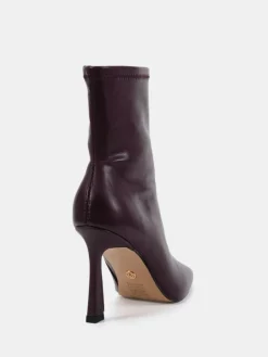 Novo Wide Fit Kiss Point Toe Stiletto Stretch Ankle Boots^Women Wide Fit & Extra Wide Fit