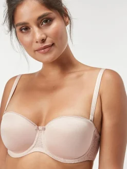 Sale Triumph Beauty Full Essential Strapless Bra Nude