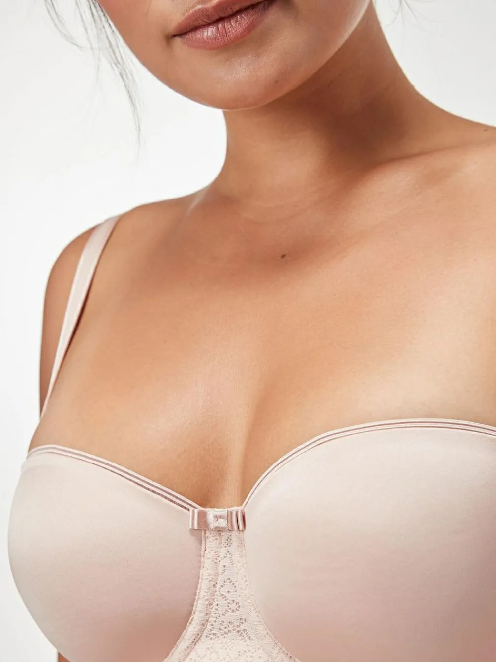Sale Triumph Beauty Full Essential Strapless Bra Nude