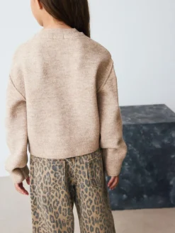 Next Oatmeal Button Up Cardigan (3-16yrs)^ Knitwear & Sweaters|Knitwear