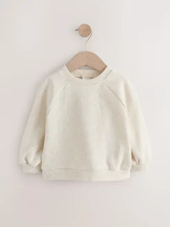 Next Oatmeal Crew Neck Sweatshirt (3mths-7yrs)^ Sweatshirts & Hoodies|Nightwear