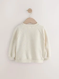 Next Oatmeal Crew Neck Sweatshirt (3mths-7yrs)^ Sweatshirts & Hoodies|Nightwear