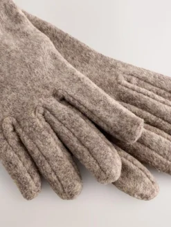 Next Oatmeal Fleece Gloves^Women Hats, Gloves & Scarves|Hats, Gloves & Scarves