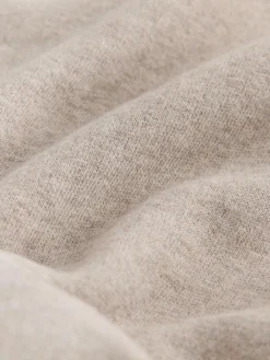 New Next Long Sleeve Soft Touch Hoodie (3mths-7yrs) Oatmeal Marl