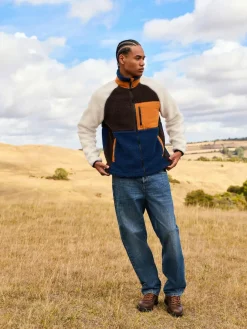 Next Colourblock Zip Through Funnel Fleece^ Sweatshirts & Hoodies|Sweatshirts & Hoodies