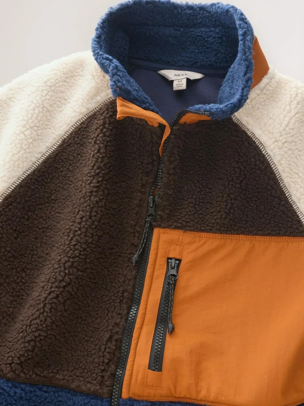 Next Colourblock Zip Through Funnel Fleece^ Sweatshirts & Hoodies|Sweatshirts & Hoodies