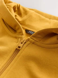 Next Ochre Yellow 1 Pack Plain Zip Through Hoodie (3-16yrs)